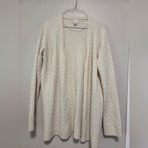 a new day Cream Open Front Cardigan